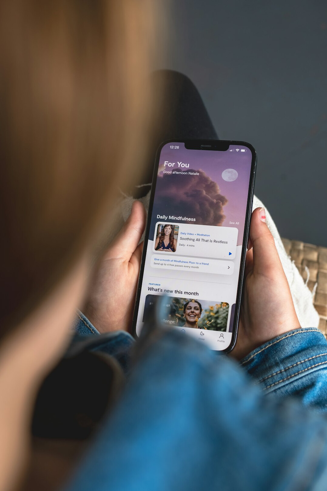 client using insurance app
