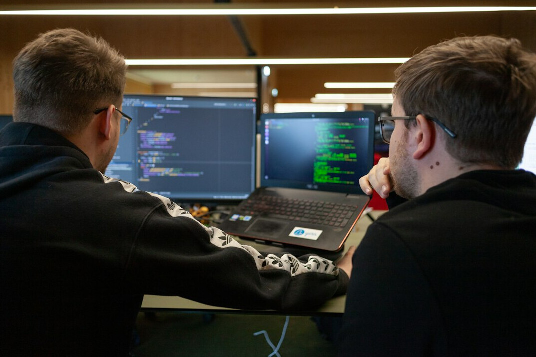 software developers working on insurance app