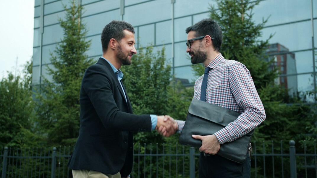 successful business handshake